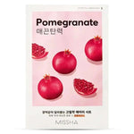 Lokšņu sejas maska ar granātābolu ekstraktu | MISSHA Airy Fit Sheet Mask Pomegranate - KOORE
