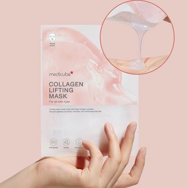 Lokšņu sejas maska ar kolagēnu | Medicube Collagen Lifting Mask - KOORE