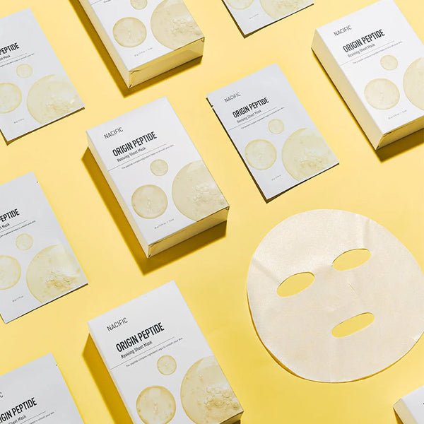 Lokšņu sejas maska ar peptīdiem | Nacific Origin Peptide Reviving Sheet Mask - KOORE