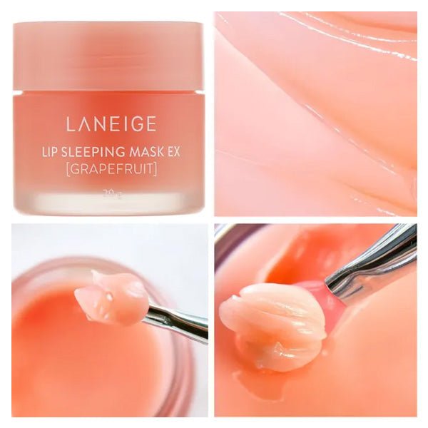 Lūpu nakts maska ar greipfrūta aromātu | Laneige Grapefruit Lip Sleeping Mask Ex - KOORE