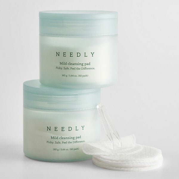 Maigi attīroši vates diski sejai | NEEDLY Mild Cleansing Pad - KOORE
