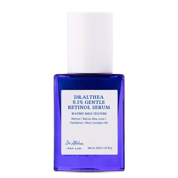 Dr. Althea Gentle Retinol Serum 30ml stikla pudelīte ar pipeti