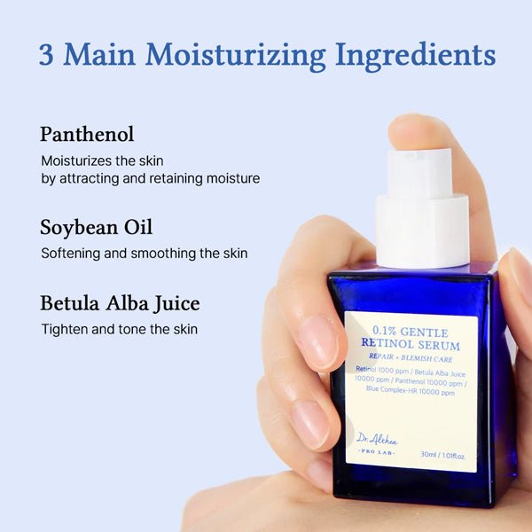 Pretnovecošanās serums ar kapsulēto retinolu un ceramīdiem Dr. Althea Gentle Retinol