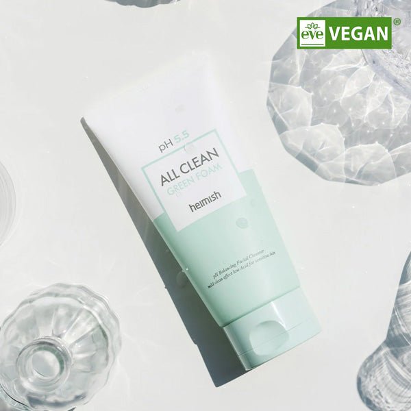 Maigs sejas tīrīšanas līdzeklis ar pH 5.5 | Heimish All Clean Green Foam - KOORE