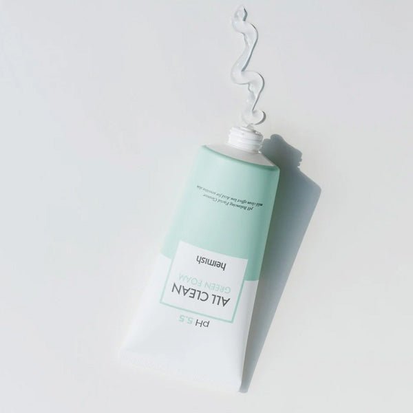 Maigs sejas tīrīšanas līdzeklis ar pH 5.5 | Heimish All Clean Green Foam - KOORE