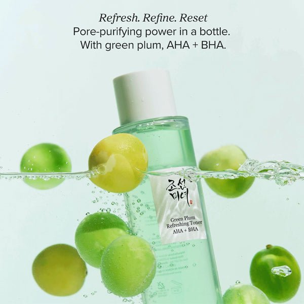 Maigs toneris ar zaļo plūmju ekstraktu un AHA un BHA skābēm | Beauty of Joseon Green Plum Refreshing Toner: AHA + BHA - KOORE