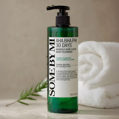 Dušas želeja problemātiskai ādai | Some by MI AHA.BHA.PHA 30 Days Miracle Acne Body Cleanser