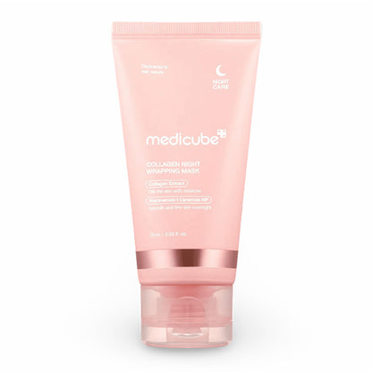 Korejas kosmetika MEDICUBE collagen night wrapping mask