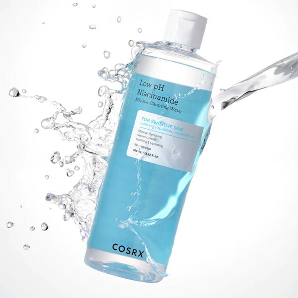 Micelārais ūdens ar zemu pH līmeni | COSRX Low pH Niacinamide Micellar Cleansing Water - KOORE