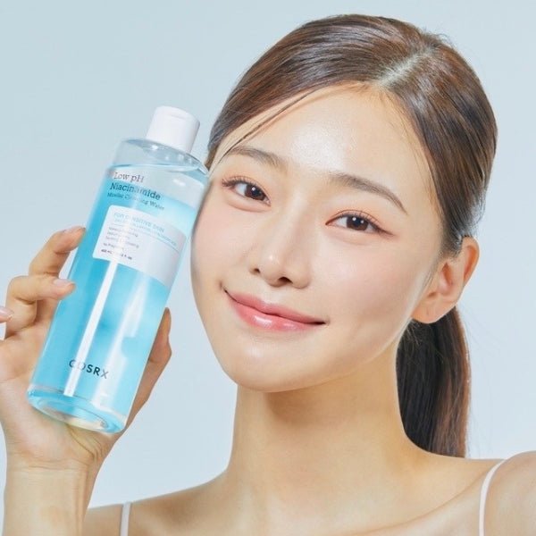 Micelārais ūdens ar zemu pH līmeni | COSRX Low pH Niacinamide Micellar Cleansing Water - KOORE