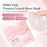 Mirdzumu piešķiroša sejas maska ar PDRN un vitamīniem | Medicube PDRN Pink Vita Coating Mask - KOORE