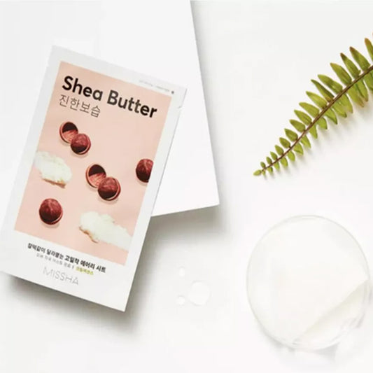 MISSHA Šī sviesta lokšņu maska uz sejas