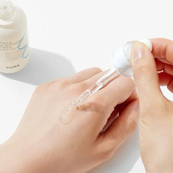 Mitrinoša un ādu atjaunojoša ampula | COSRX Hydrium Centella Aqua Soothing ampoule - KOORE