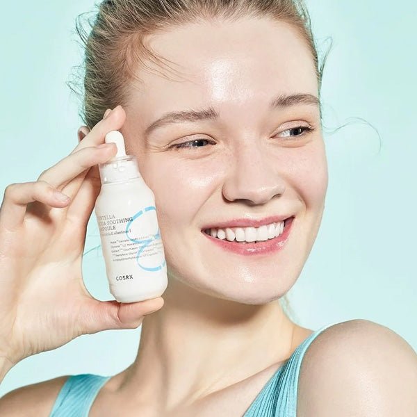 Mitrinoša un ādu atjaunojoša ampula | COSRX Hydrium Centella Aqua Soothing ampoule - KOORE