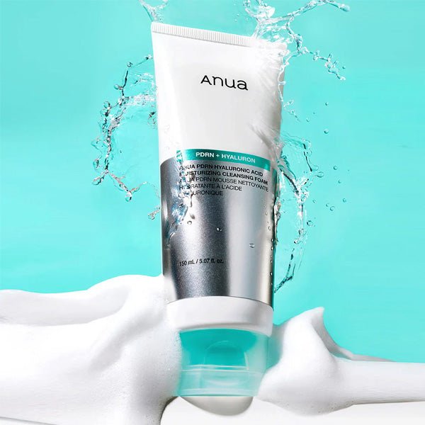 Mitrinošas sejas mazgāšanas putas ar PDRN | Anua PDRN Hyaluronic Acid Moisturizing Cleansing Foam - KOORE