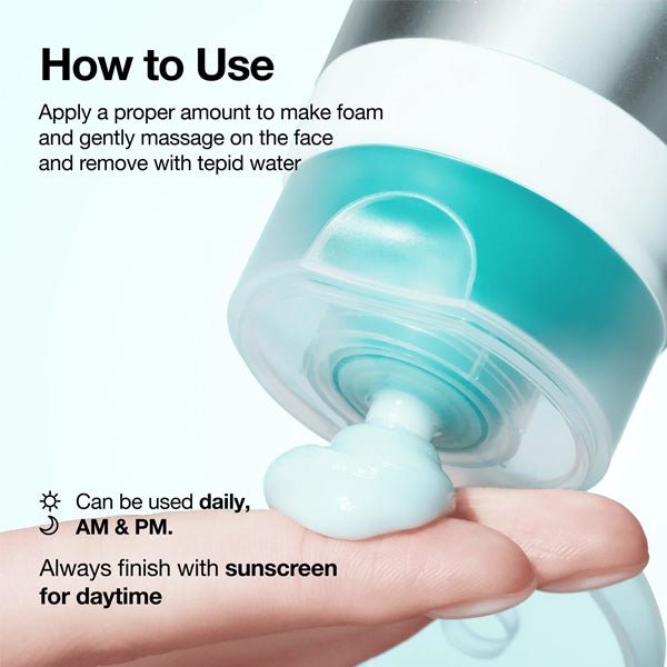 Mitrinošas sejas mazgāšanas putas ar PDRN | Anua PDRN Hyaluronic Acid Moisturizing Cleansing Foam - KOORE