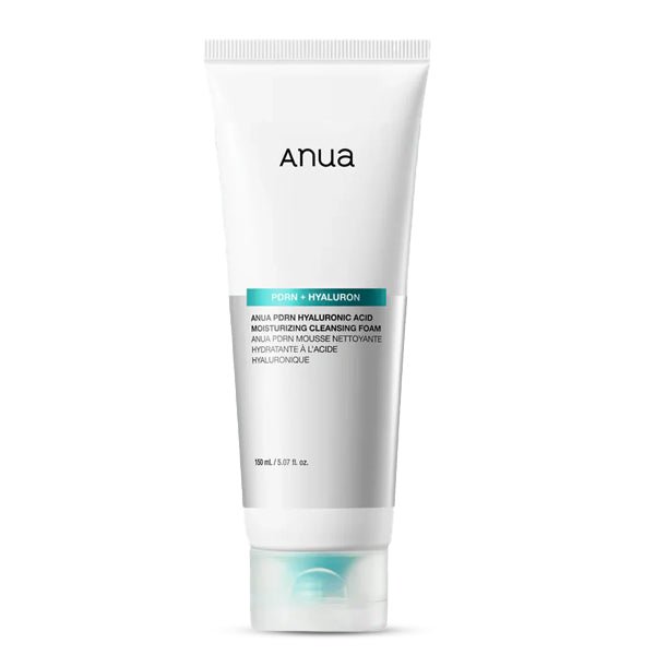Mitrinošas sejas mazgāšanas putas ar PDRN | Anua PDRN Hyaluronic Acid Moisturizing Cleansing Foam - KOORE