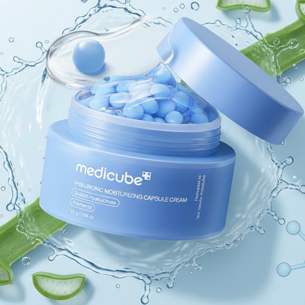 Mitrinošs kapsulu krēms ar hialuronskābi | Medicube Hyaluronic Moisturizing Capsule Cream - KOORE