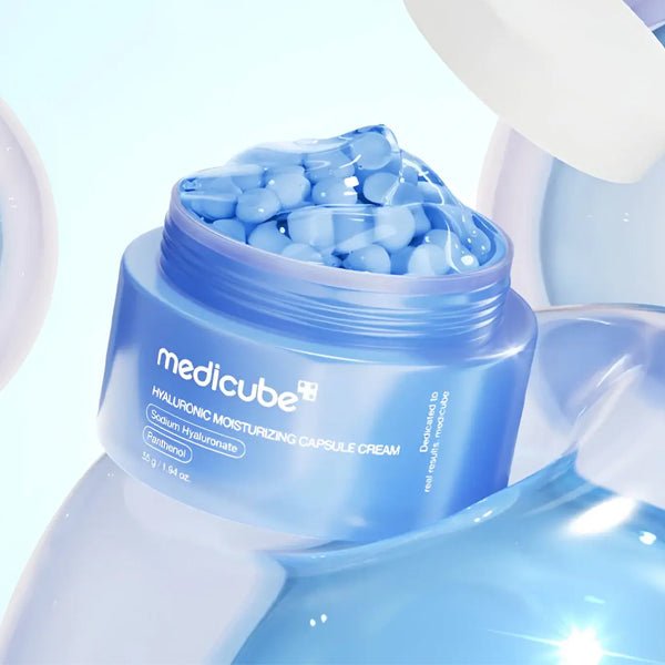 Mitrinošs kapsulu krēms ar hialuronskābi | Medicube Hyaluronic Moisturizing Capsule Cream - KOORE