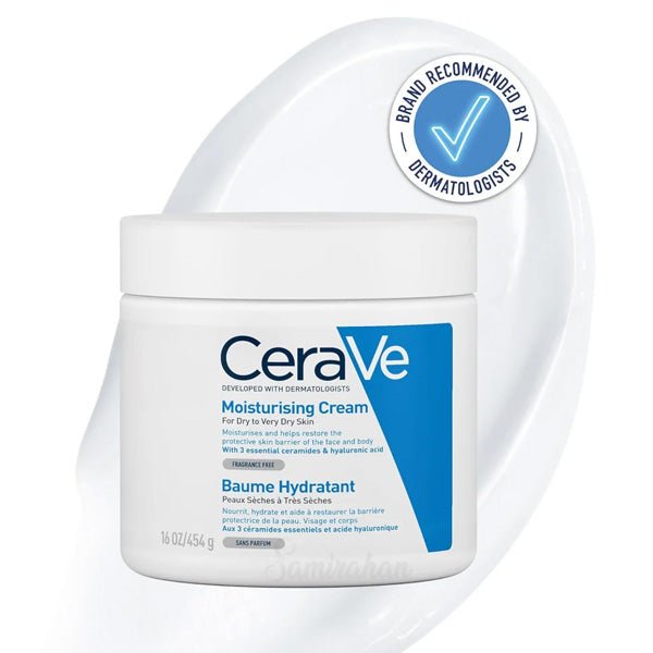 Mitrinošs krēms sausai ādai | CeraVe Moisturizing Cream - KOORE
