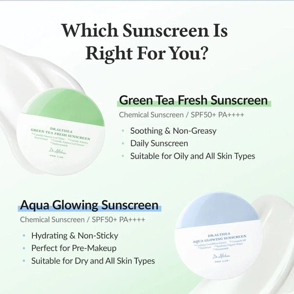 Mitrinošs saules aizsargkrēms | Dr. Althea Aqua Glowing Sunscreen SPF50+ - KOORE