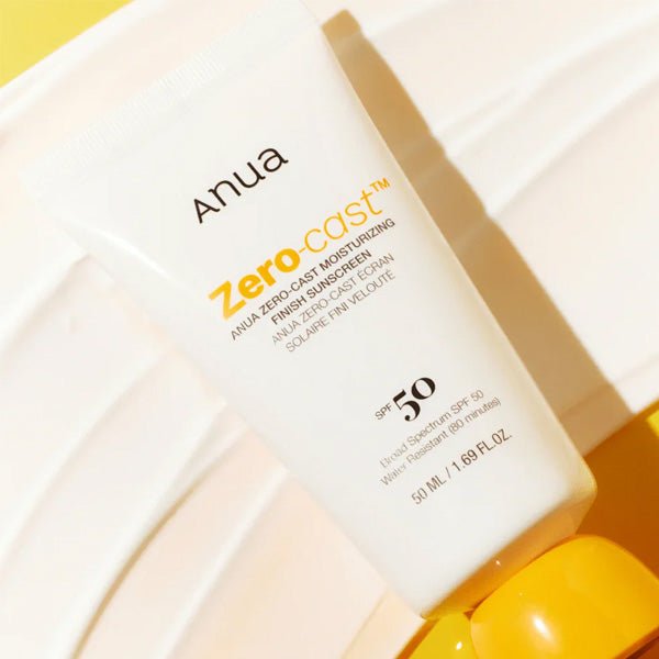 Mitrinošs saules aizsargkrēms SPF50+ | Anua Zero-Cast Moisturizing Finish Sunscreen - KOORE