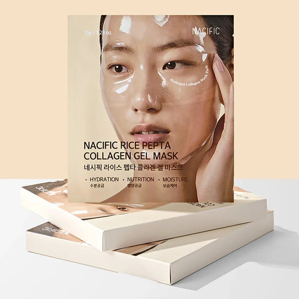 Rice Pepta Collagen Gel Mask - hidrogēla sejas maska ar kolagēnu