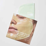 Nomierinoša hidrogēla sejas maska | Nacific Green Tea Cica Collagen Gel Mask - KOORE