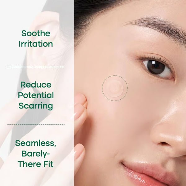 Nomierinoši hidrokoloīdie plāksteri pūtītēm (51 gab.) | Purito Seoul Wonder Releaf Centella Spot Patch - KOORE