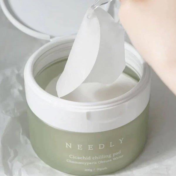 Nomierinoši vates diski ar pantenolu un Centella ekstraktu | NEEDLY Cicachid Chilling Pad - KOORE