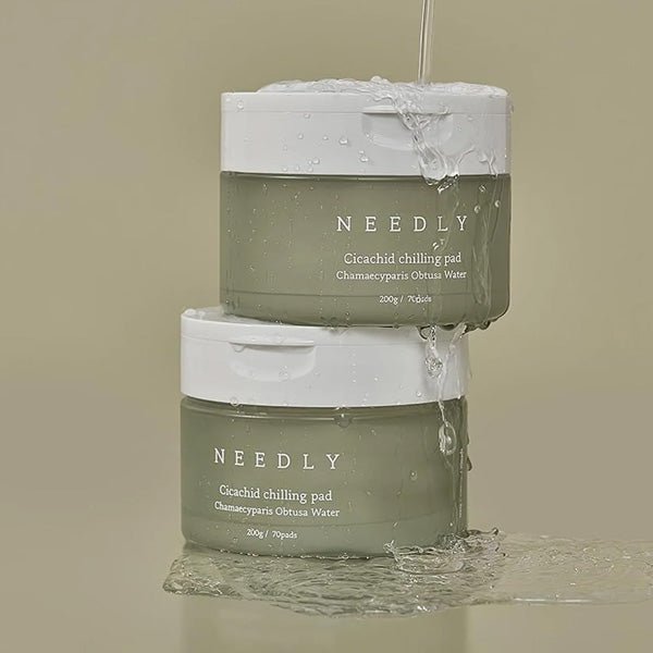 Nomierinoši vates diski ar pantenolu un Centella ekstraktu | NEEDLY Cicachid Chilling Pad - KOORE
