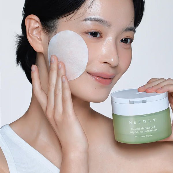 Nomierinoši vates diski ar pantenolu un Centella ekstraktu | NEEDLY Cicachid Chilling Pad - KOORE