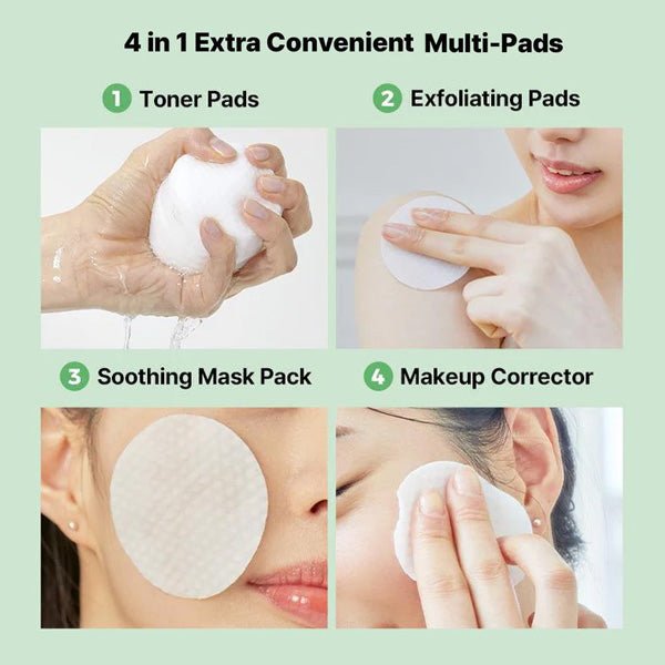 Nomierinoši vates diski | COSRX One Step Green Hero Calming Pad - KOORE