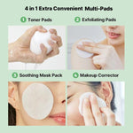 Nomierinoši vates diski | COSRX One Step Green Hero Calming Pad - KOORE