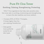 Nomierinošs un atjaunojošs sejas toniks ar Centellu | Cosrx Pure Fit Cica Toner - KOORE