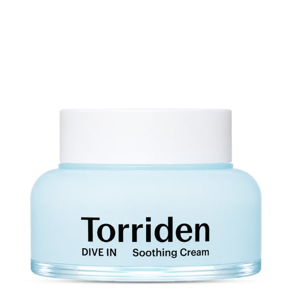 Nomierinošs un mitrinošs sejas krēms ar hialuronskābi | Torriden Dive-in Low Molecular Hyaluronic Acid Soothing Cream - KOORE