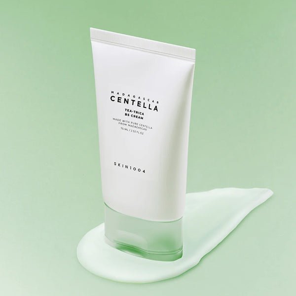 Nomierinošs un mitrinošs sejas krēms | skin1004 Madagascar Centella Tea - Trica B5 Cream - KOORE