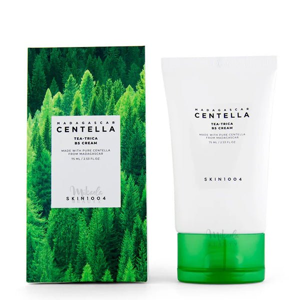Nomierinošs un mitrinošs sejas krēms | skin1004 Madagascar Centella Tea - Trica B5 Cream - KOORE