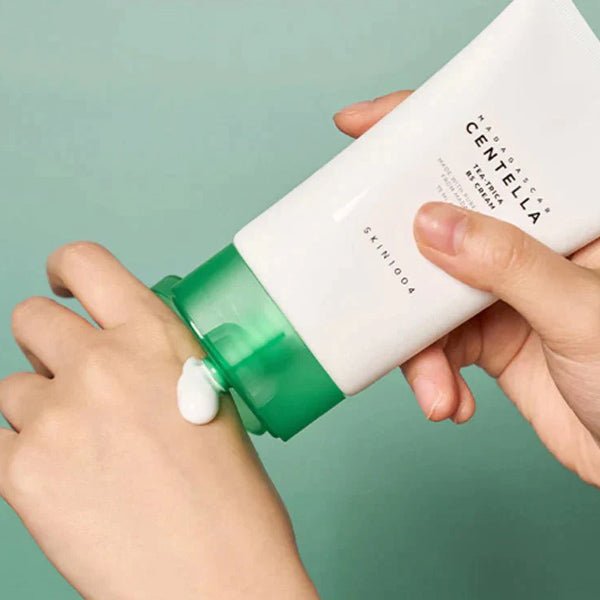 Nomierinošs un mitrinošs sejas krēms | skin1004 Madagascar Centella Tea - Trica B5 Cream - KOORE