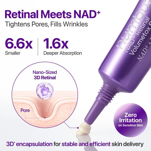 Nostiprinošs acu krēms ar NAD+ un retinalu | Numbuzin No. 9 NAD+ Retinal Volumetox Eye Cream - KOORE