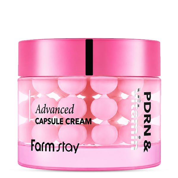 Nostiprinošs kapsulu krēms ar PDRN un vitamīniem | Farmstay PDRN & Vitamin Advanced Capsule Cream - KOORE