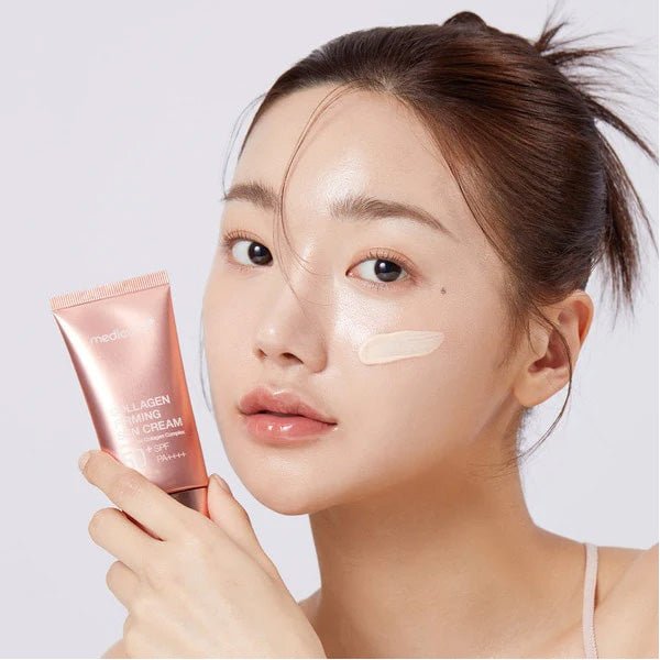 Nostiprinošs saules aizsargkrēms ar kolagēnu SPF50+ | Medicube Collagen Firming Sun Cream SPF50+ - KOORE