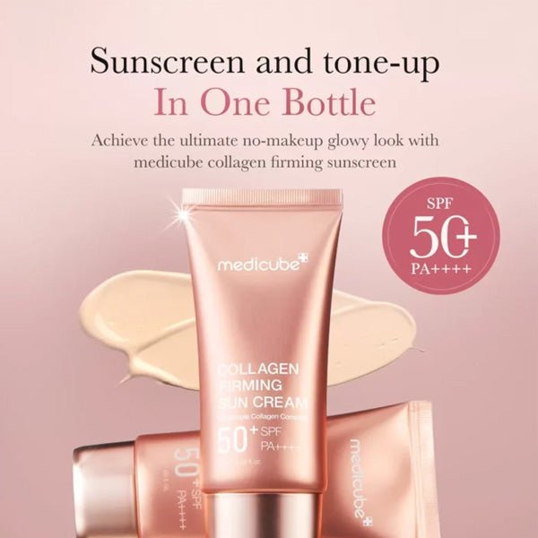 Nostiprinošs saules aizsargkrēms ar kolagēnu SPF50+ | Medicube Collagen Firming Sun Cream SPF50+ - KOORE