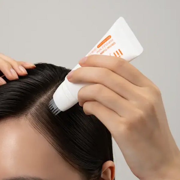 Korejas matu kopšanas kosmētika Lilyeve pretkritiena ampula ar birstīti 30ml