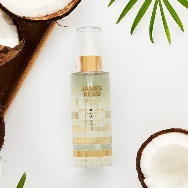 Paštonējošs sprejs sejai ar kokosriekstu ūdeni | James Read gradual tan coconut water tan mist - KOORE
