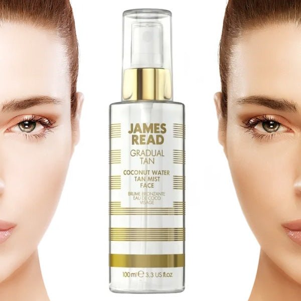 Paštonējošs sprejs sejai ar kokosriekstu ūdeni | James Read gradual tan coconut water tan mist - KOORE