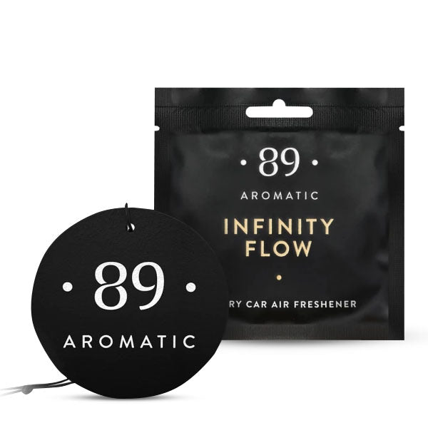 Piekarams papīra gaisa atsvaidzinātājs INFINITY FLOW | Aromatic89 Hanging Paper Air Freshener INFINITY FLOW - KOORE