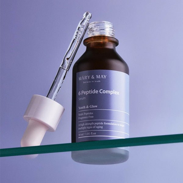 Pretnovecošanās 6 peptīdu serums | Mary&May 6 Peptide Complex Serum - KOORE