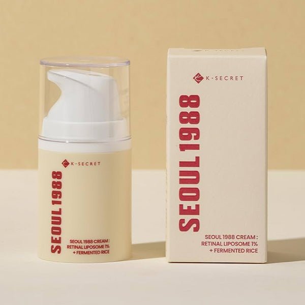 Pretnovecošanās krēms ar retinalu | K - Secret SEOUL 1988 Cream : Retinal Liposome 1% + Fermented Rice - KOORE