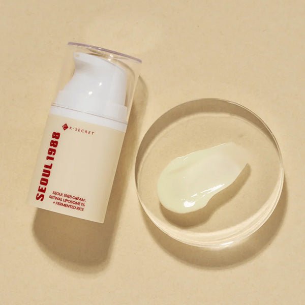 Pretnovecošanās krēms ar retinalu | K - Secret SEOUL 1988 Cream : Retinal Liposome 1% + Fermented Rice - KOORE